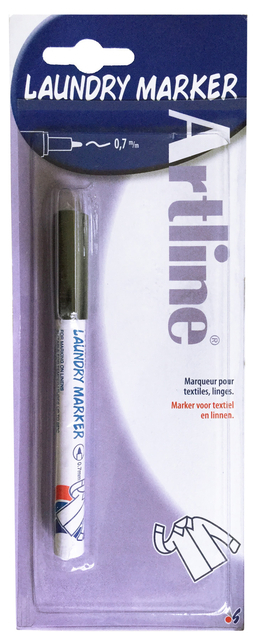 Viltstift Artline 750 Textiel Zwart