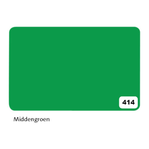 Etalagekarton Folia 1-Zijdig 48X68CM 380GR Nr414 Middengroen