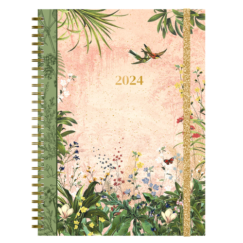 Agenda 2024 Lannoo Bureau Botanic 7Dagen/2Pagina's 170X230 WireO