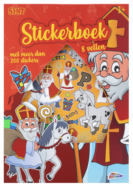 Sint Stickerboek A4, 8 Vellen