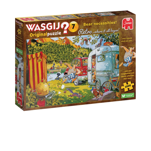 Puzzel Wasgij Retro Original 7 Bereleuk Hier 1000st