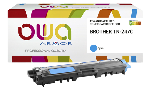 Toner Owa Alternatief TBV Brother TN-247C Blauw