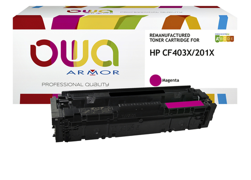 Tonercartridge Owa Alternatief TBV HP CF403X Rood