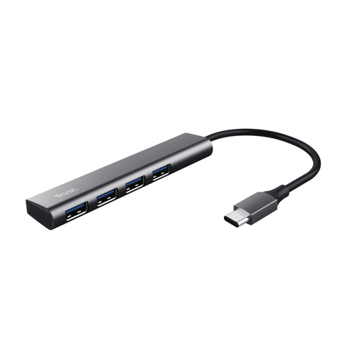 Hub Trust Halyx 4-Port Usb-C Zilver