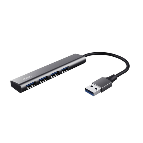Hub Trust Halyx 4-Port Usb-A Zilver