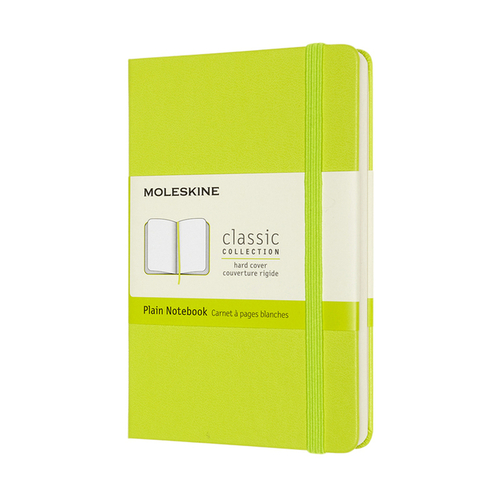 Notitieboek Moleskine Pocket 90X140MM Blanco Hard Cover Lemon Green