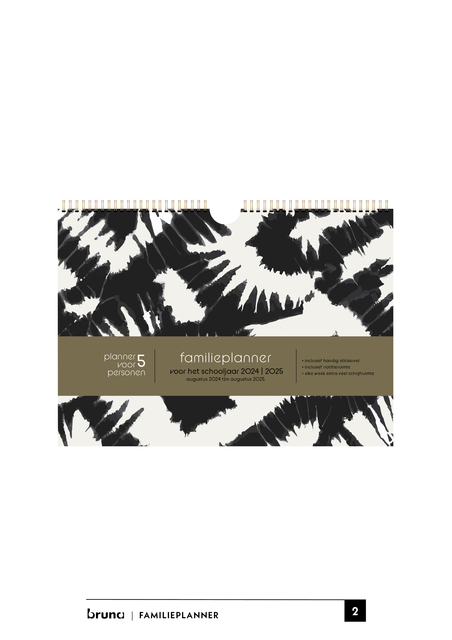 Familieplanner 24/25 Glamour - Tye Dye