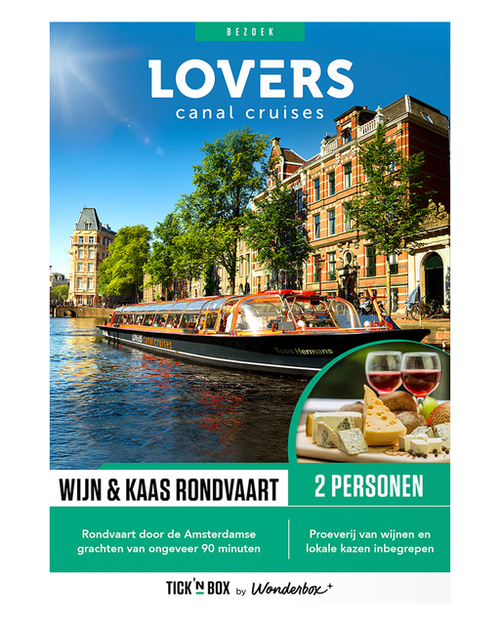 Cadbox Wonderboc CN Lovers Wine En Cheese Canal Cruise