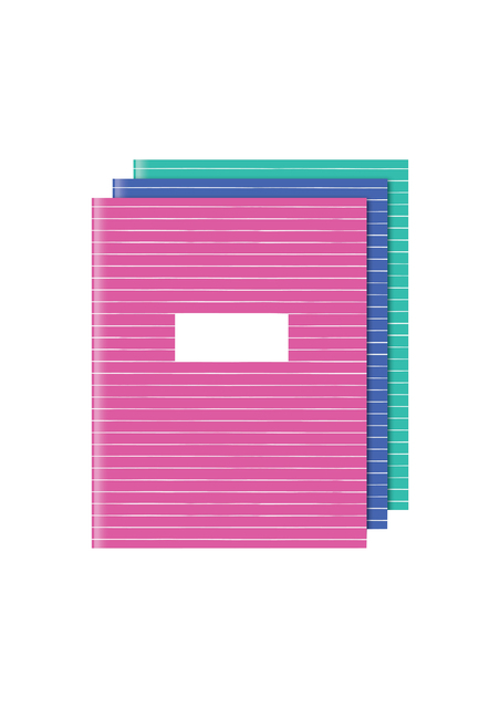 10-Pak A5 Schriften Met Lijnen - Trend