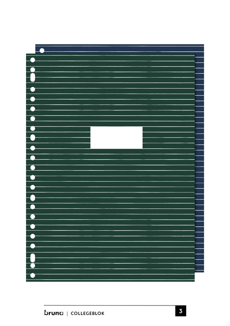 Collegeblok A4 Lijn 2Pak - Graphic