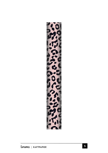 Kaft / Cadeaupapier Glamour - Leopard 2X 70X100