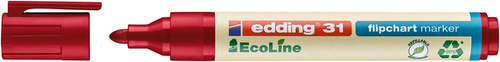 Viltstift Edding 31 Ecoline Voor Flipover Rond 1.5-3MM Rood
