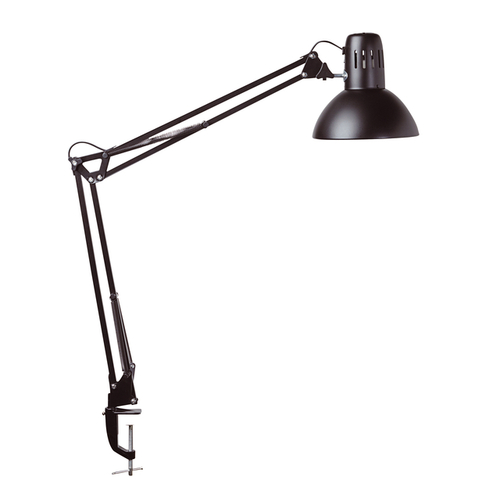 Bureaulamp Maul Study Tafelklem Excl.Led Lamp E27 Zwart