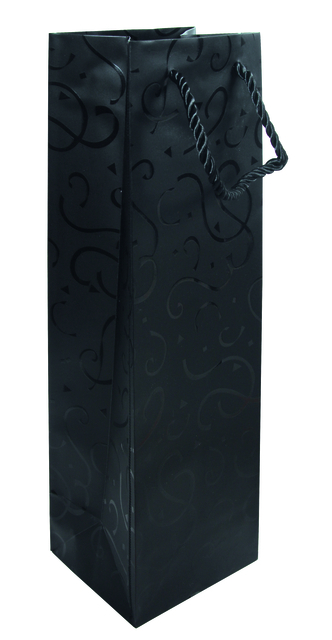 Draagtas Iezzy Met Koord (Wijn)Fles 9X10X33CM Papier Celebration 20st