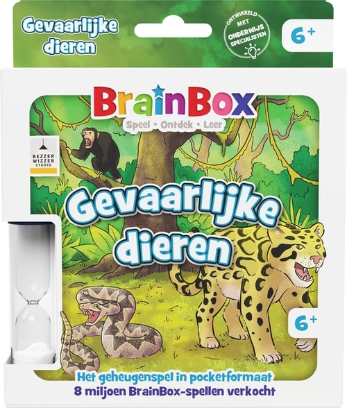 Spel Brainbox Pocket Gevaarlijke Dieren