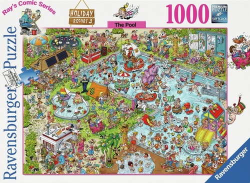 Puzzel Ravensburger Ray Comics The Pool Deel 3 1000 Stukjes