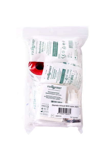 Vervangingset BHV Koffer Steriele Inhoud Norm 2021