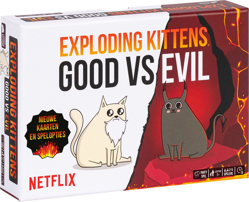 Kaartspel Exploding Kittens Good VS Evil