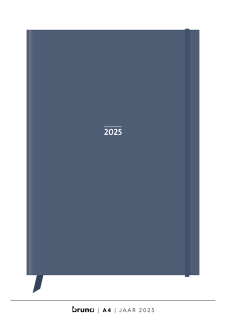 Agenda 2025 A4 Zakelijk Geb - Basis Blauw