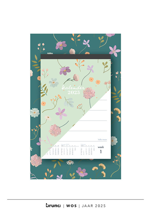 Kalender 2025 Schild 2WK - CF Spring Flowers