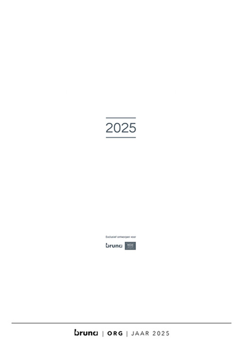 Organizer Inhoud 2025 Standaard Compleet - Basis Wit