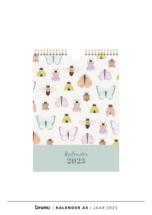 Kalender 2025 A5 1WK - CF Bees & Butterflies