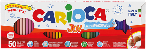 Viltstift Carioca Joy Set À 50 Kleuren