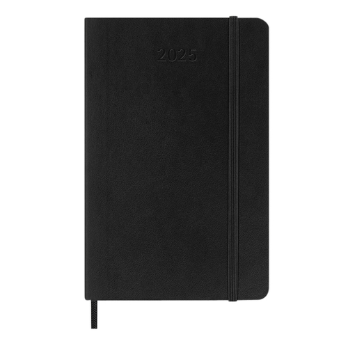 Agenda 2025 Moleskine 12M Planner Weekly 7Dagen/1Pagina Pocket SC Black