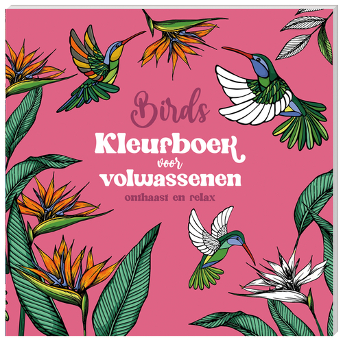 Kleurboek Voor Volwassenen Interstat Birds