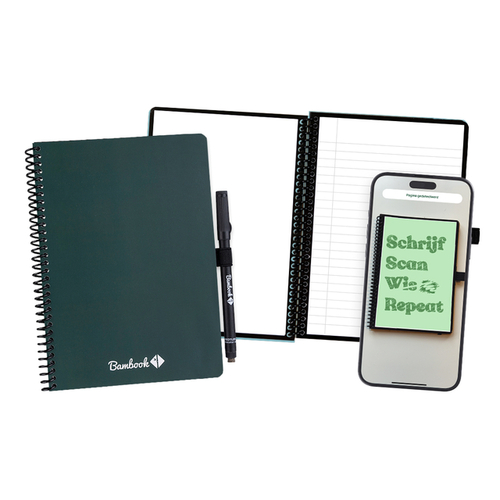 Notitieboek Bambook Original Forest A5 Lijn 40 Pagina's Uitwisbaar