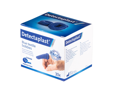 Vingerlingen Detectaplast Textiel Blauw 30 Stuks
