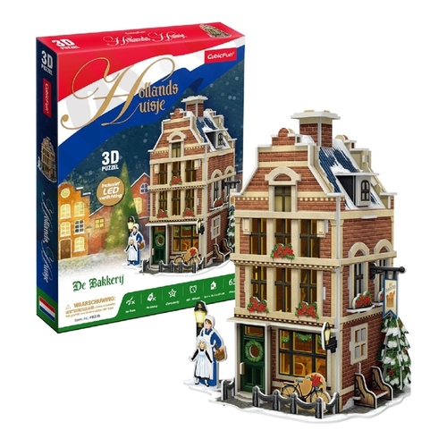 Cubic Fun 3D Puzzel Hollandse Bakkerij Led