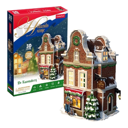 Cubic Fun 3D Puzzel Hollandse Kaaswinkel Led