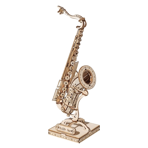 Robotime Saxophone. Diy 3D Kit. Houten Miniatuur. TG301. Artbizniz