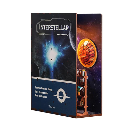 Tonecheer Interstellar. Boekensteun. Book Nook. Houten Miniatuur. Diy 3D. Led. TQ110. Artbizniz