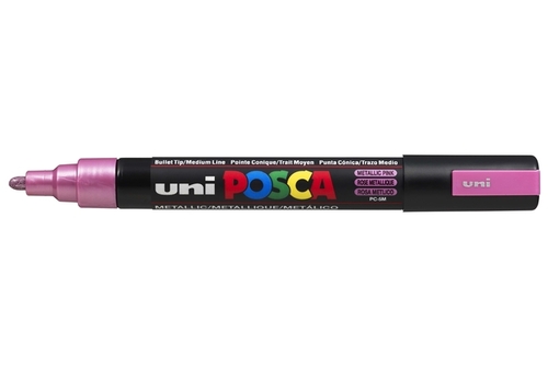 Paintmarker Uni Posca PC5M Medium Metallic Roze