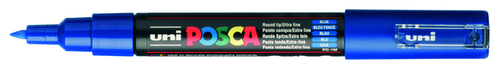 Paintmarker Uni Posca PC1MC Extra Fijn Donkerblauw