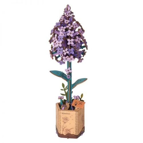 Robotime Houten Bloem Lilac