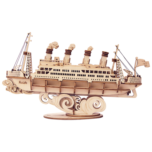 Robotime Cruise Ship. Houten Miniatuur. Diy 3D Kit.
