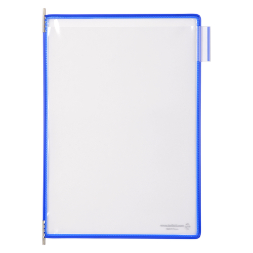 Zichtpaneel Tarifold A4 Verticaal Blauw 10 Stuks