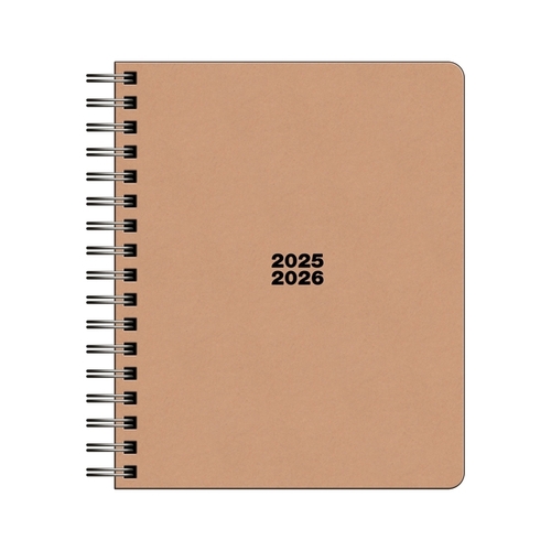 Schoolagenda 2025 B5 Planner Basics Kraft FSC