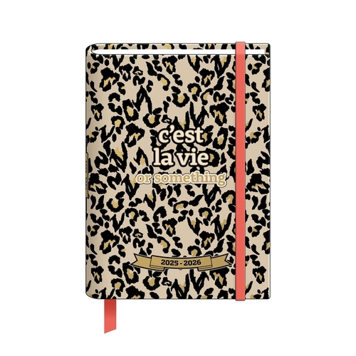 Schoolagenda 2025 Studie Glamour Leopard Folie &Elastiek FSC