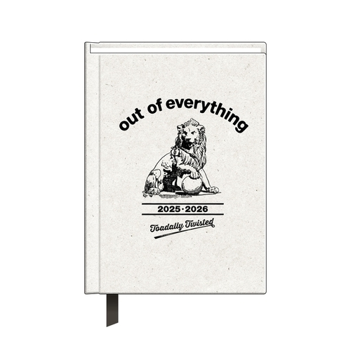 Schoolagenda 2025 Studie Graphic Lion Offwhite FSC