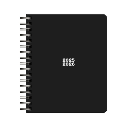 Schoolagenda 2025 B5 Planner Basics Zwart FSC