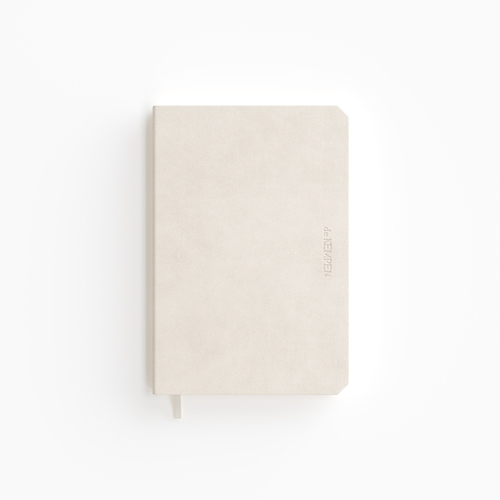 Notitieboek De Kempen Cotton Vanilla 110X160MM Blanco 160 Pagina's 90GR Wit