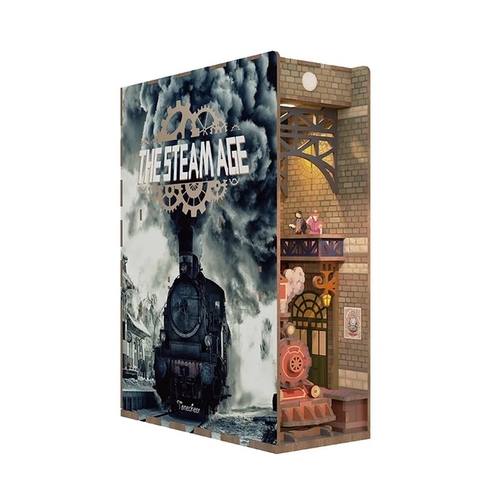 Tonecheer The Steam Age Bookend Book Nook