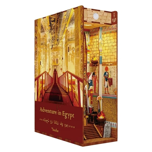 Tonecheer Adventure In Egypt Bookend Book Nook