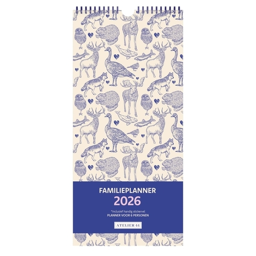 Familieplanner 26 21X45 Maand - SP Animals