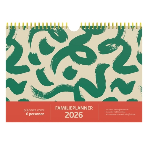 Familieplanner 26 A4 Week - CT Groen