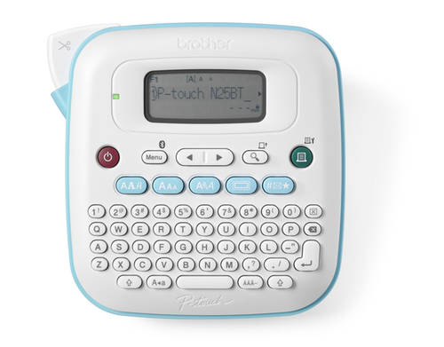 Labelprinter Brother P-Touch Btag PT-N25BT Desktop Qwerty 12MM Wit